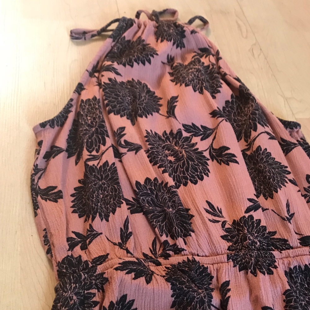 Floral print maxi dress
